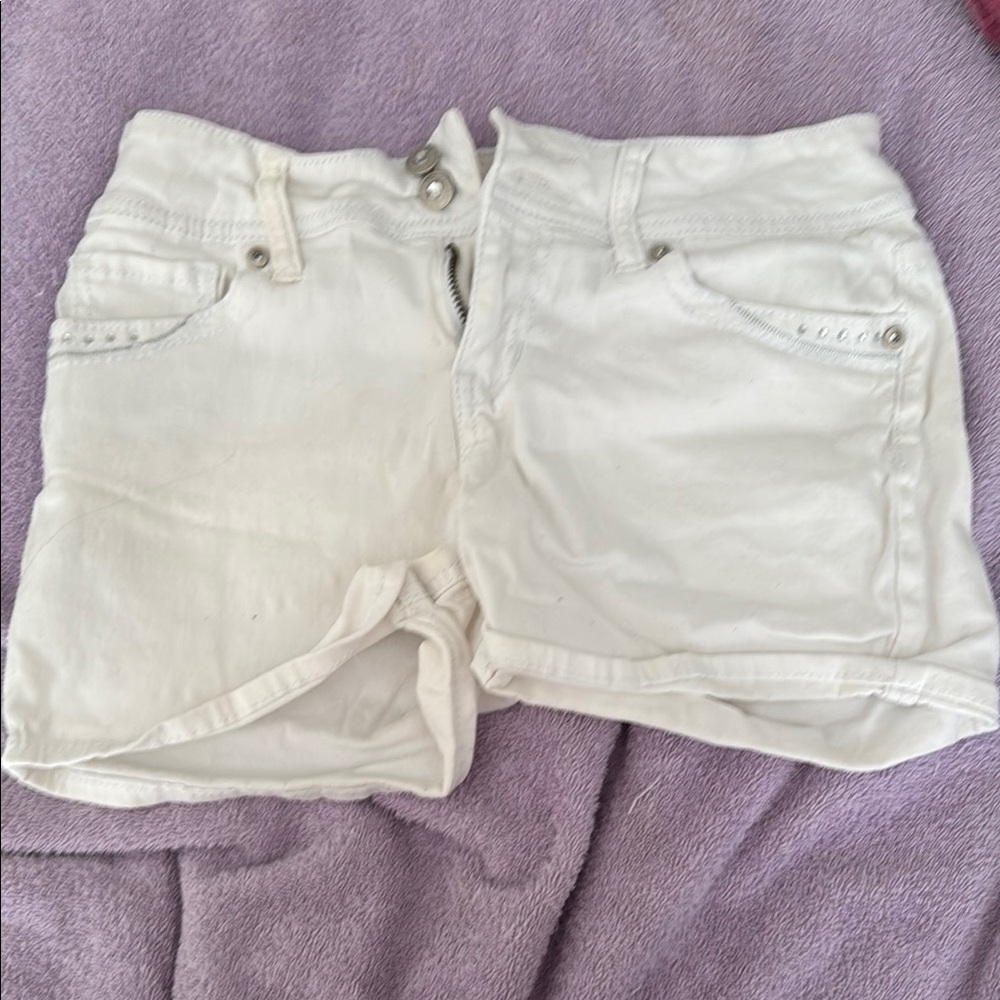 White Shorts